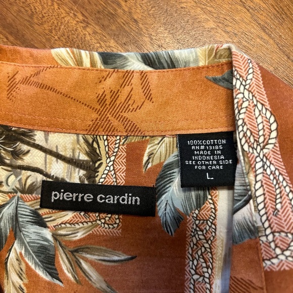 Pierre Cardin L Hawaiian Shirt - Picture 3 of 3